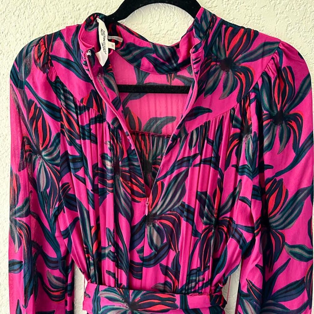 Diane Von Furstenberg Kent Floral Dress - Picture 6 of 13